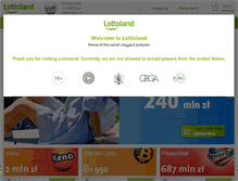 Tablet Screenshot of lottoland.pl